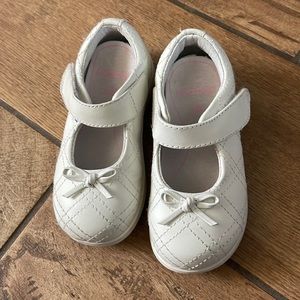 pediped White Baby Walker Shoes